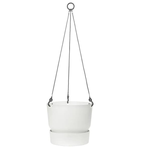 ELHO Greenville 24 hängande plantering - Utomhus - Ø 23,9 x H 20,3 cm - Vit