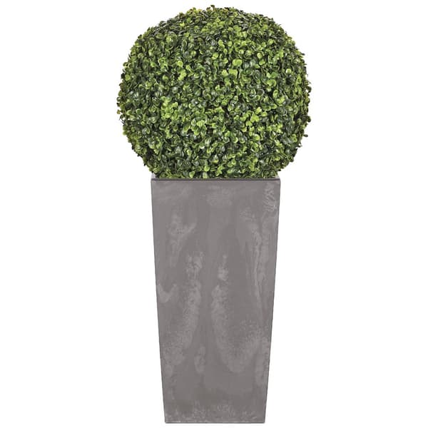Wellhome Firkantet Pot Urbi Square 55x29.5x29.5 Cm Grå