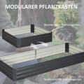 Pikkukuva 5 / 10: Rootz Steel -korotettu sänky - Puutarhan istutuskone - Kasvissänky - Ruosteenkestävä - Rikkakasvien torjunta - Helppo koota - 241 cm x 90,5 cm x 30 cm