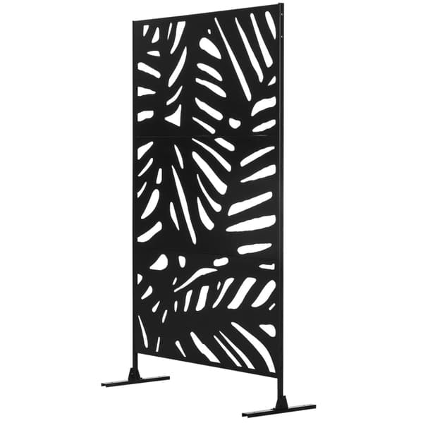 Rootz Privacy Screen til udendørs brug - Haveskiller - Udendørs skillevæg - Dekorativ touch - Alsidig brug - Robust konstruktion - 122 cm x 45 cm x 19