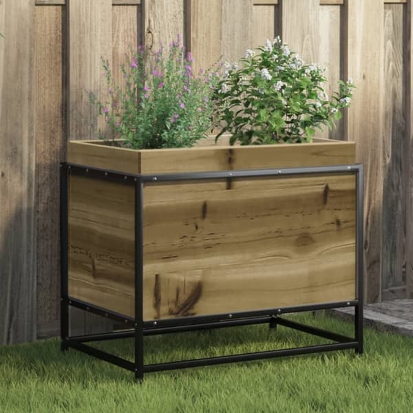 vidaXL plantekasse 60x40x50 cm imprægneret fyrretræ