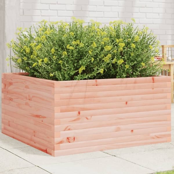 vidaXL plantekasse 90x90x46 cm massivt douglasgran