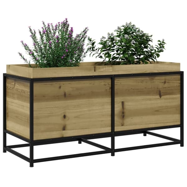 vidaXL plantekasse 100x40x50 cm imprægneret fyrretræ