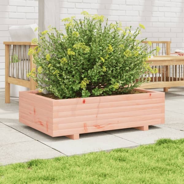 vidaXL Odlingslåda 90x60x26,5 cm massivt douglasträ