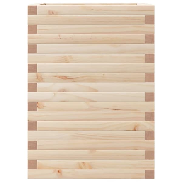 vidaXL Plantekasse 50x50x68,5 cm heltre furu