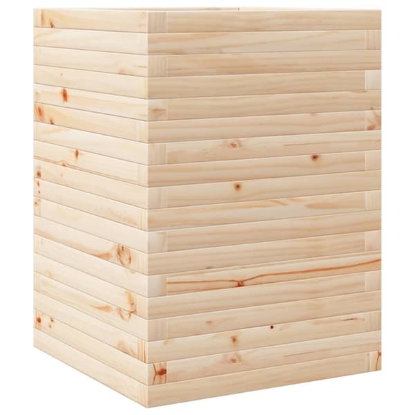 vidaXL Plantekasse 50x50x68,5 cm heltre furu
