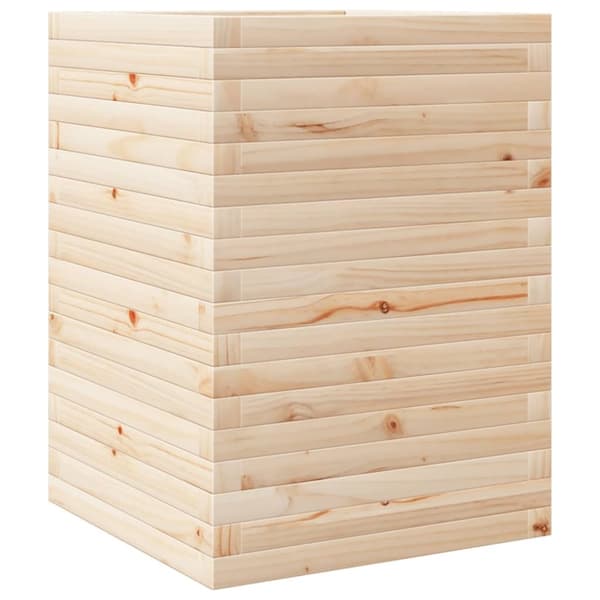 vidaXL Plantekasse 50x50x68,5 cm heltre furu