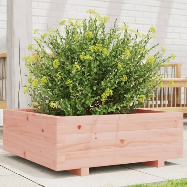 vidaXL plantekasse 70x70x26,5 cm massivt douglasgran