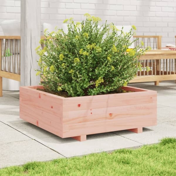 vidaXL plantekasse 70x70x26,5 cm massivt douglasgran
