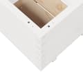 Miniatyrbillede 7 af 10: vidaXL plantekasse 60x60x49,5 cm massivt fyrretræ hvid