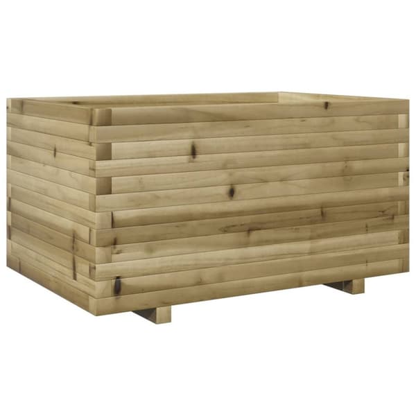 vidaXL Odlingslåda 90x60x49,5 cm impregnerat furu