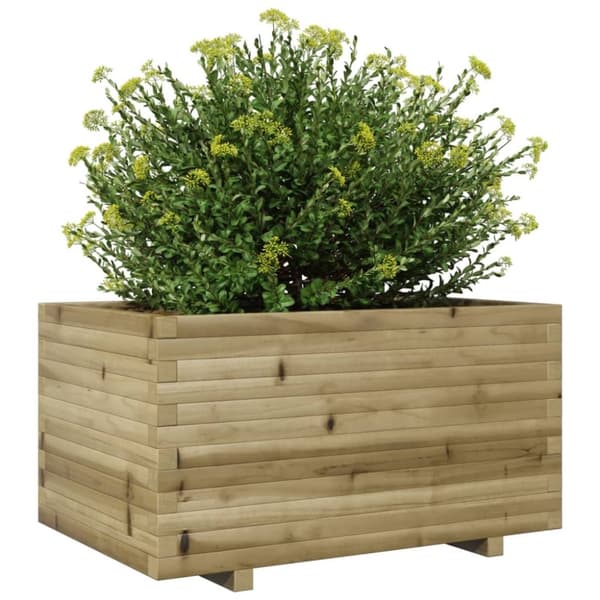 vidaXL Odlingslåda 90x60x49,5 cm impregnerat furu