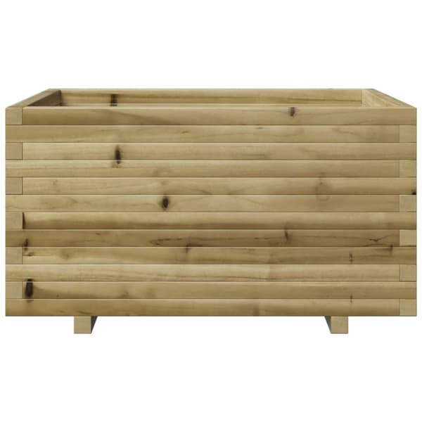 vidaXL Odlingslåda 90x60x49,5 cm impregnerat furu