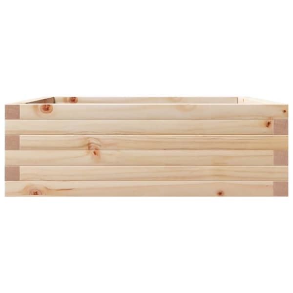 vidaXL plantekasse 70x70x23 cm massivt fyrretræ
