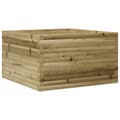 Pikkukuva 6 / 10: vidaXL Puutarhakukkalaatikko 80x80x45,5 cm kyllästetty mänty