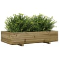 Miniatyrbillede 3 af 10: vidaXL plantekasse 110x60x26,5 cm imprægneret fyrretræ
