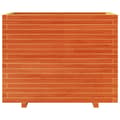 Miniatyrbilde 6 av 11: vidaXL Plantekasse voksbrun 90x60x72 cm heltre furu