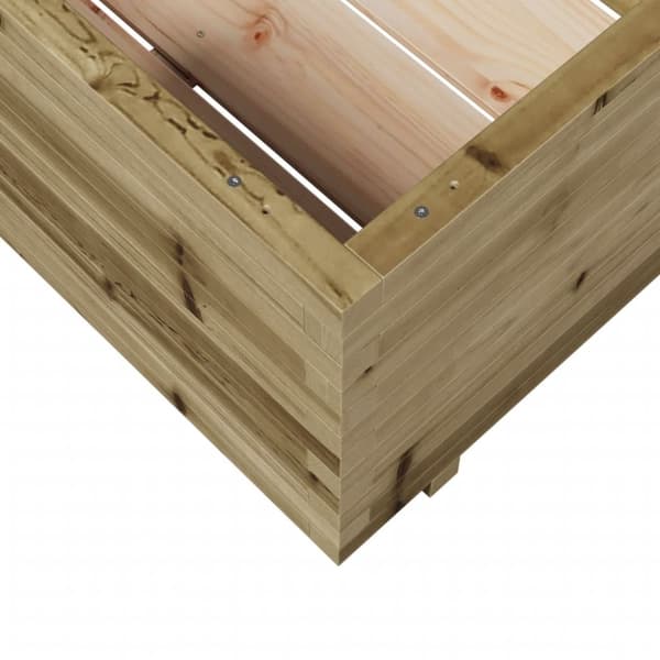 vidaXL Plantekasse 70x70x49,5 cm impregnert furu