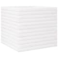 Miniatyrbilde 1 av 10: vidaXL Plantekasse hvit 50x50x46 cm heltre furu
