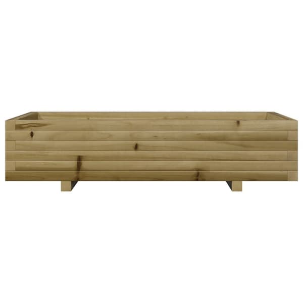 vidaXL Odlingslåda 110x60x26,5 cm impregnerat furu
