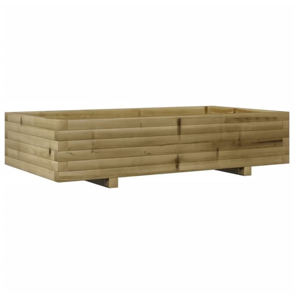 vidaXL Odlingslåda 110x60x26,5 cm impregnerat furu