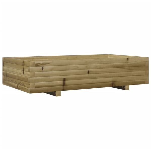 vidaXL Odlingslåda 110x60x26,5 cm impregnerat furu