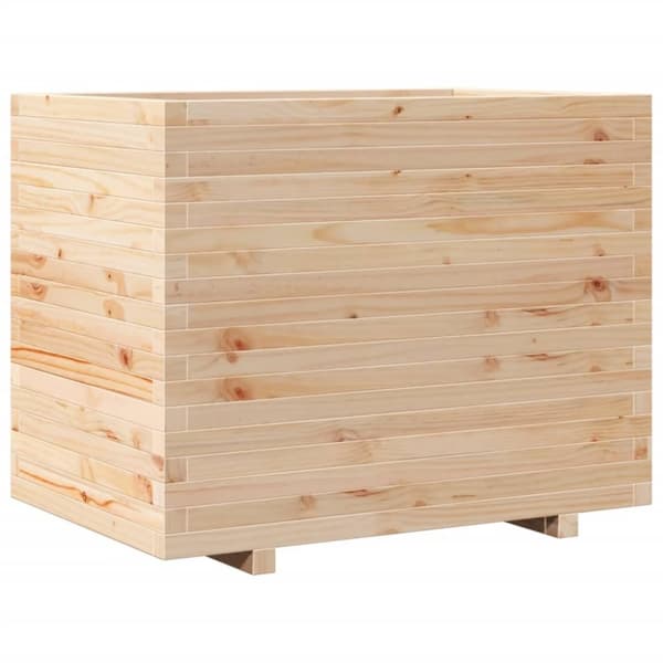 vidaXL Plantekasse 90x60x72 cm heltre furu