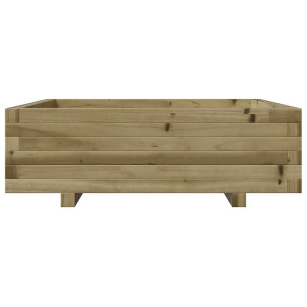 vidaXL Plantekasse 80x80x26,5 cm impregnert furu