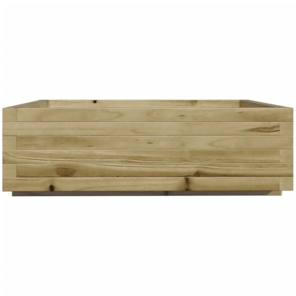 vidaXL Plantekasse 80x80x26,5 cm impregnert furu