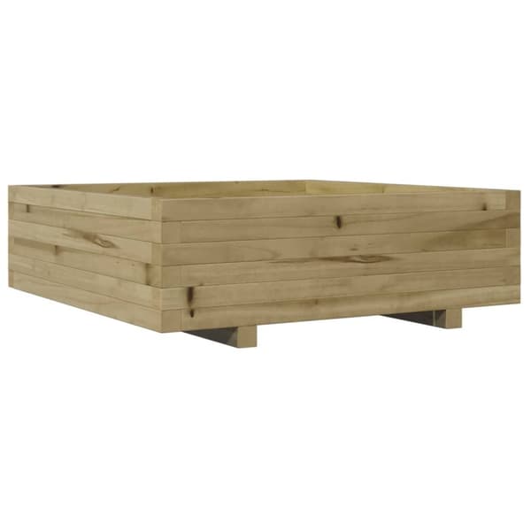 vidaXL Plantekasse 80x80x26,5 cm impregnert furu