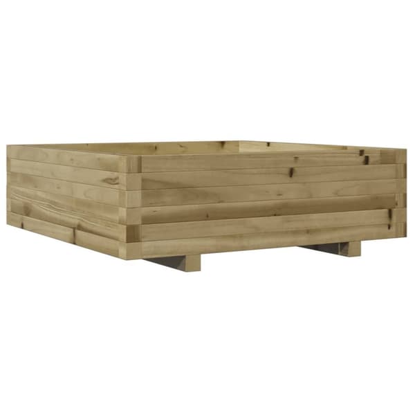 vidaXL Plantekasse 80x80x26,5 cm impregnert furu