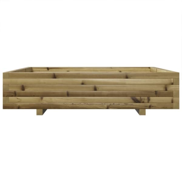 vidaXL Plantekasse 110x110x26,5 cm impregnert furu