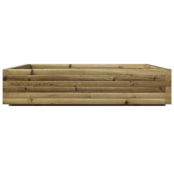 vidaXL Plantekasse 110x110x26,5 cm impregnert furu