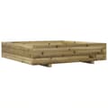 Miniatyrbilde 6 av 10: vidaXL Plantekasse 110x110x26,5 cm impregnert furu