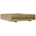 Miniatyrbilde 1 av 10: vidaXL Plantekasse 110x110x26,5 cm impregnert furu
