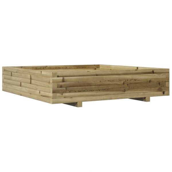 vidaXL Plantekasse 110x110x26,5 cm impregnert furu