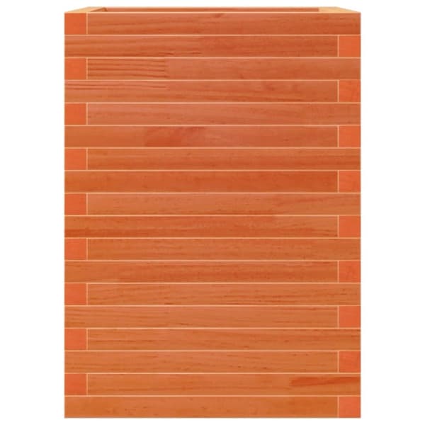 vidaXL Plantekasse voksbrun 50x50x68,5 cm heltre furu