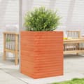 Miniatyrbilde 2 av 11: vidaXL Plantekasse voksbrun 50x50x68,5 cm heltre furu