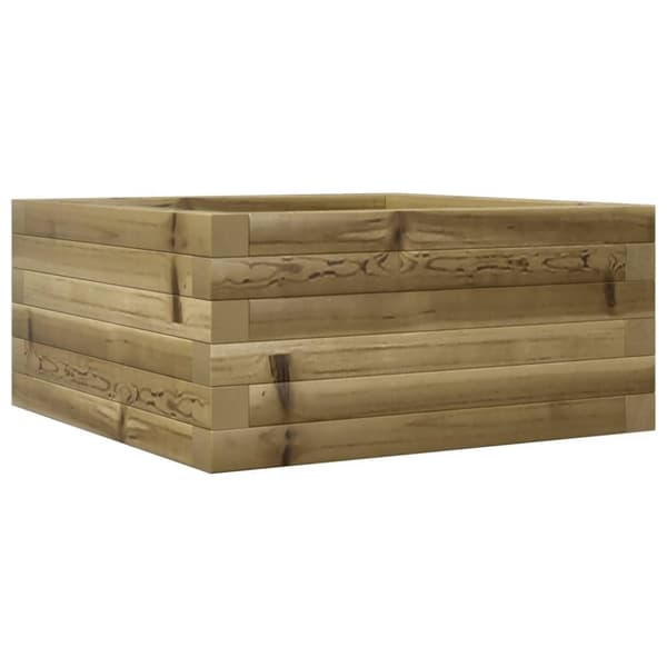 vidaXL Hageplantekasse 50x50x23 cm impregnert furu