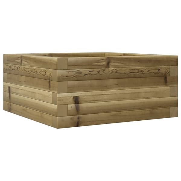 vidaXL Hageplantekasse 50x50x23 cm impregnert furu