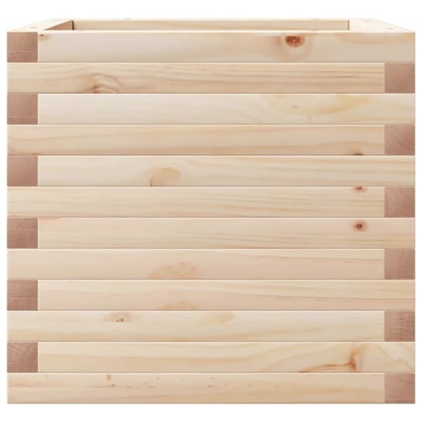 vidaXL plantekasse 50x50x45,5 cm massivt fyrretræ
