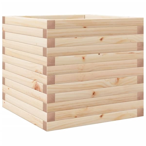 vidaXL plantekasse 50x50x45,5 cm massivt fyrretræ