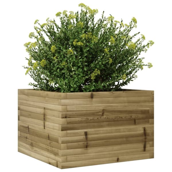 vidaXL Kukkalaatikko 70x70x45,5 cm kyllästetty mänty