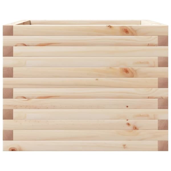 vidaXL plantekasse 60x60x45,5 cm massivt fyrretræ