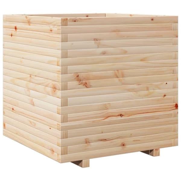 vidaXL Plantekasse 70x70x72 cm heltre furu