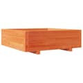 Miniatyrbilde 6 av 10: vidaXL Plantekasse voksbrun 80x80x26,5 cm heltre furu