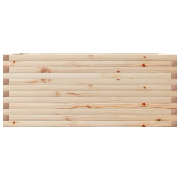 vidaXL plantekasse 110x60x45,5 cm massivt fyrretræ