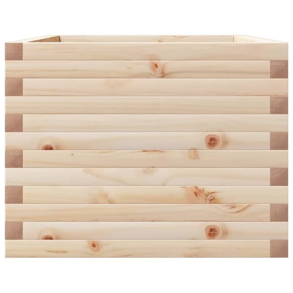 vidaXL plantekasse 110x60x45,5 cm massivt fyrretræ