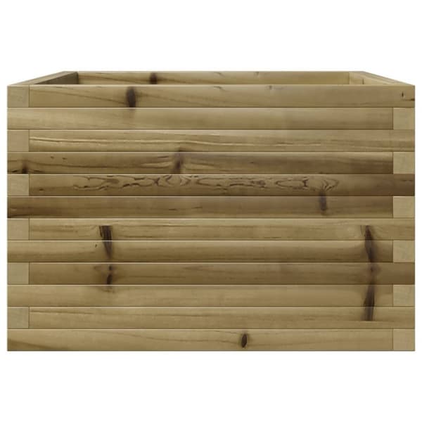 vidaXL Kukkalaatikko 70x70x46 cm kyllästetty mänty