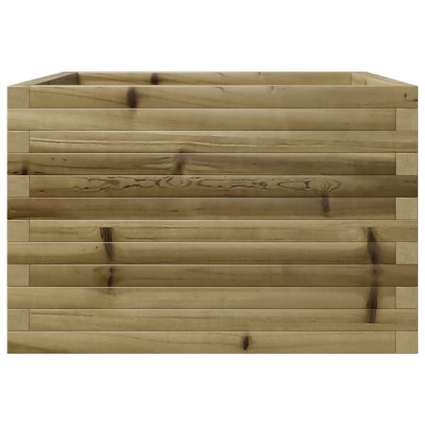 vidaXL Kukkalaatikko 70x70x46 cm kyllästetty mänty